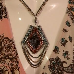 Beaded Medallion Necklace